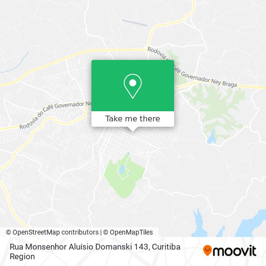 Rua Monsenhor Aluísio Domanski 143 map