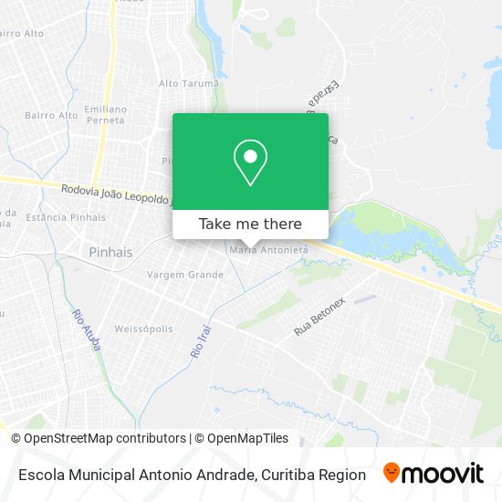 Escola Municipal Antonio Andrade map