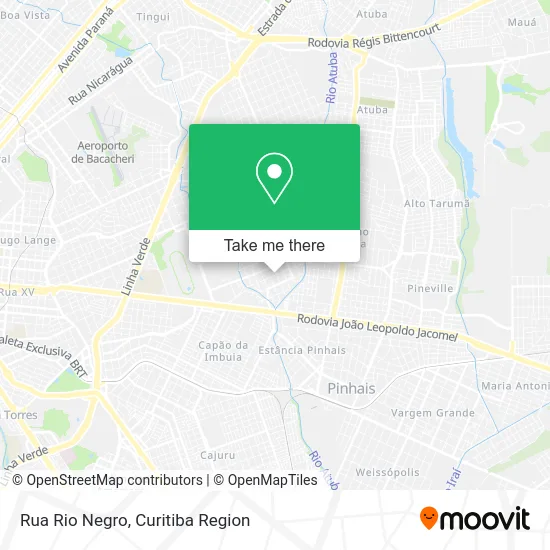 Rua Rio Negro map