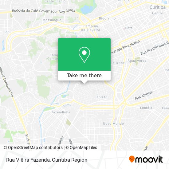 Rua Viêira Fazenda map