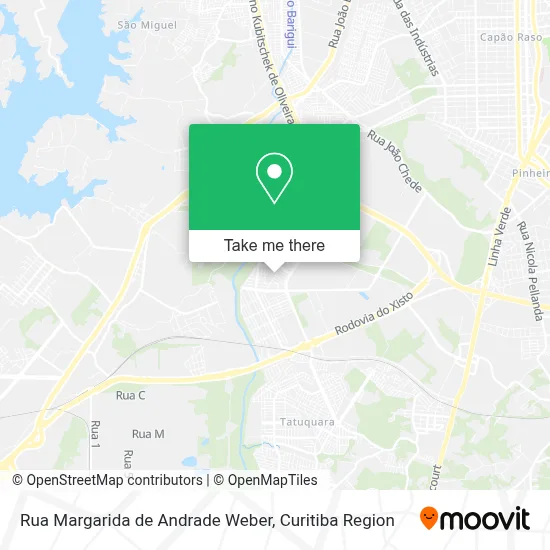 Rua Margarida de Andrade Weber map