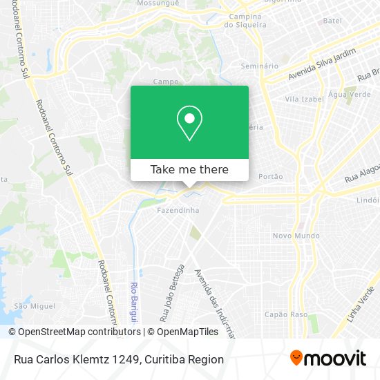 Rua Carlos Klemtz 1249 map