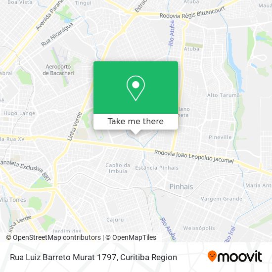 Rua Luiz Barreto Murat 1797 map