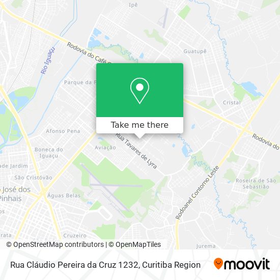 Rua Cláudio Pereira da Cruz 1232 map