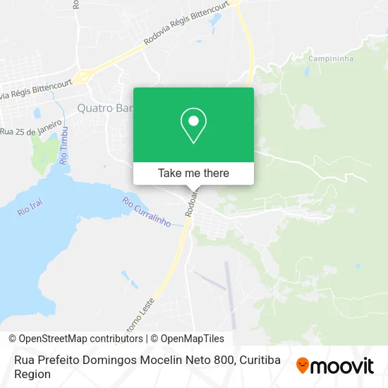 Rua Prefeito Domingos Mocelin Neto 800 map