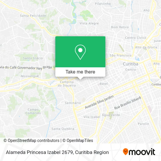 Alameda Princesa Izabel 2679 map