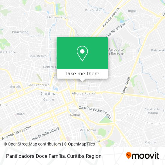 Panificadora Doce Família map