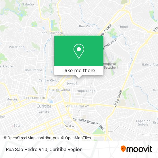 Mapa Rua São Pedro 910