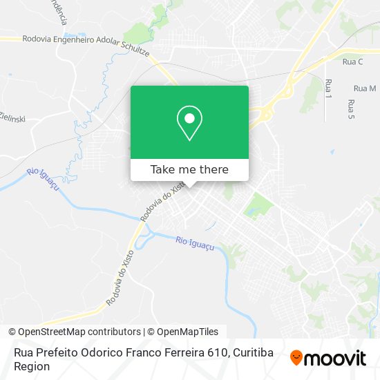 Rua Prefeito Odorico Franco Ferreira 610 map
