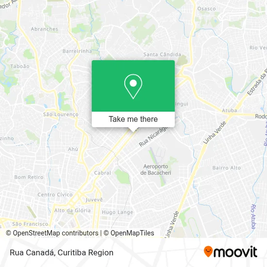 Rua Canadá map