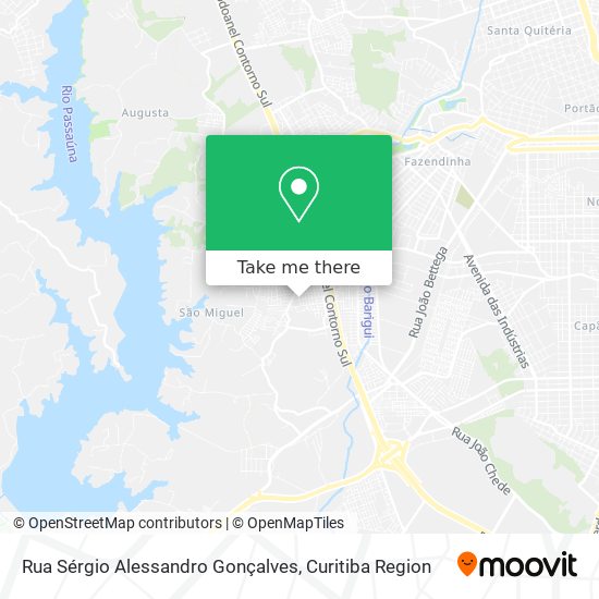 Rua Sérgio Alessandro Gonçalves map