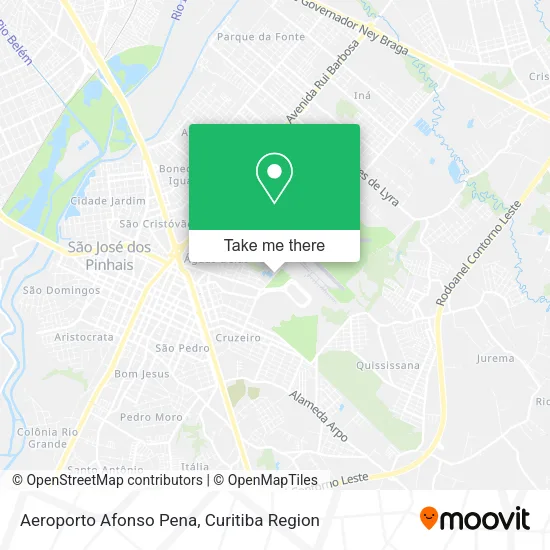 Aeroporto Afonso Pena map