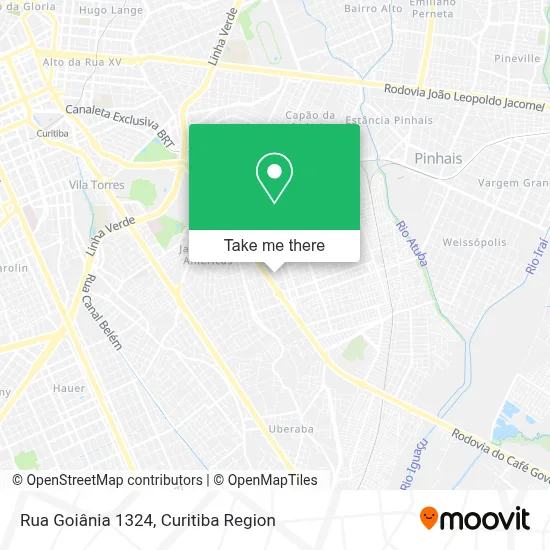 Rua Goiânia 1324 map