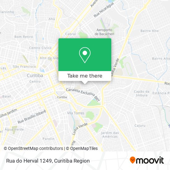 Mapa Rua do Herval 1249