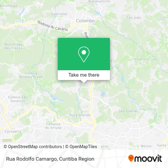 Rua Rodolfo Camargo map
