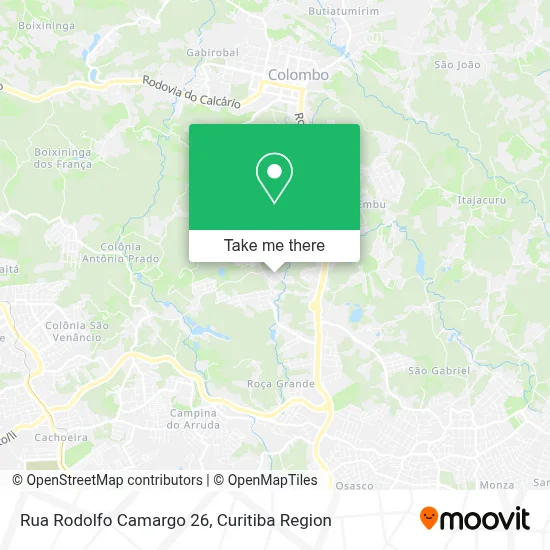 Rua Rodolfo Camargo 26 map