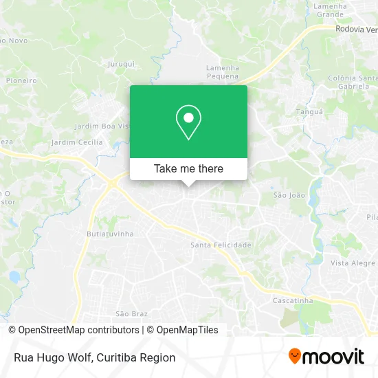Rua Hugo Wolf map