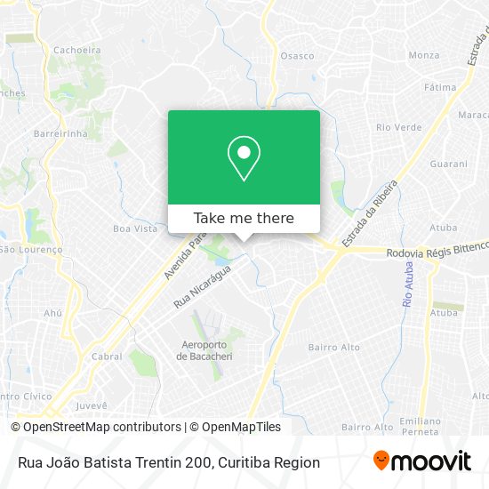 Rua João Batista Trentin 200 map
