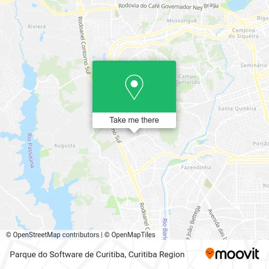 Parque do Software de Curitiba map