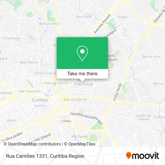 Rua Camões 1331 map