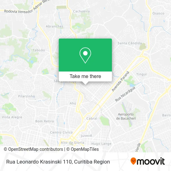 Rua Leonardo Krasinski 110 map
