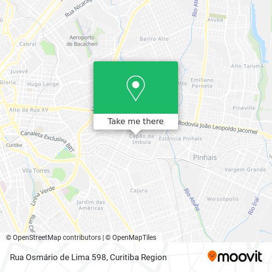 Rua Osmário de Lima 598 map