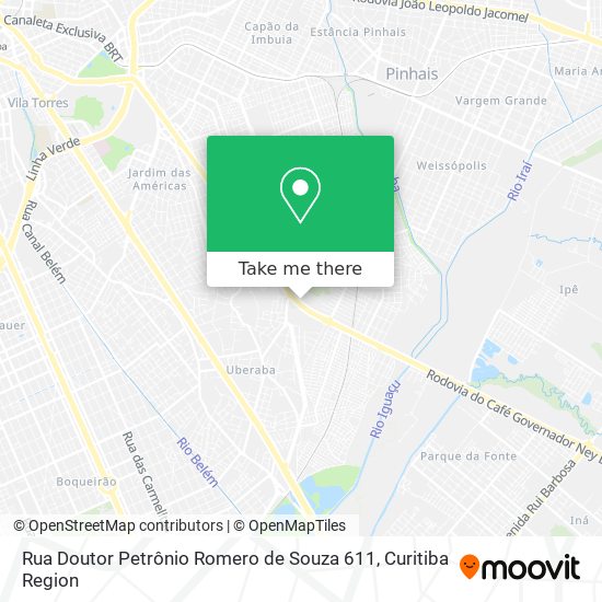 Rua Doutor Petrônio Romero de Souza 611 map