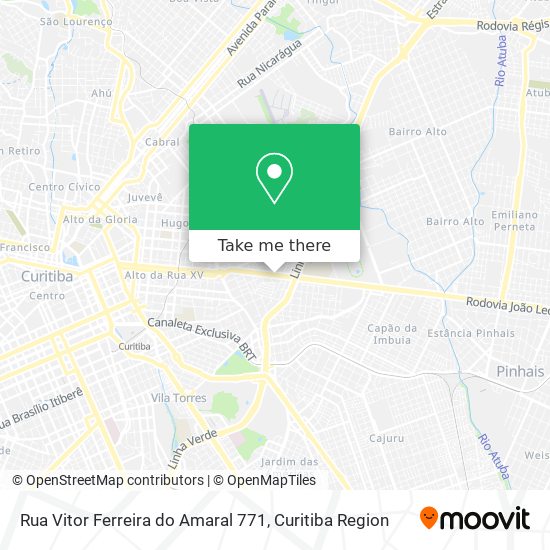 Rua Vitor Ferreira do Amaral 771 map