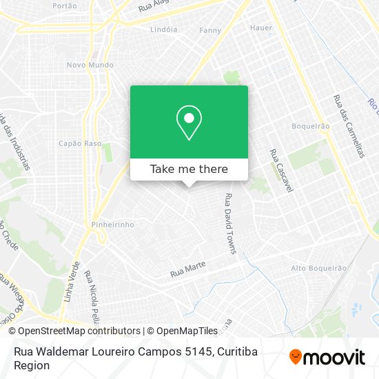 Mapa Rua Waldemar Loureiro Campos 5145