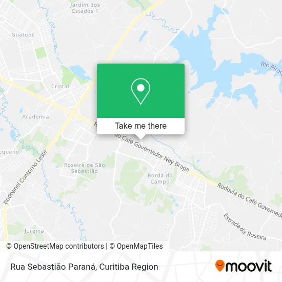 Rua Sebastião Paraná map
