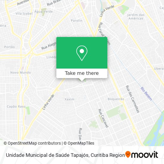 Unidade Municipal de Saúde Tapajós map