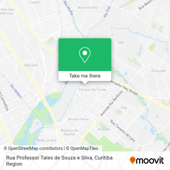 Rua Professor Tales de Souza e Silva map