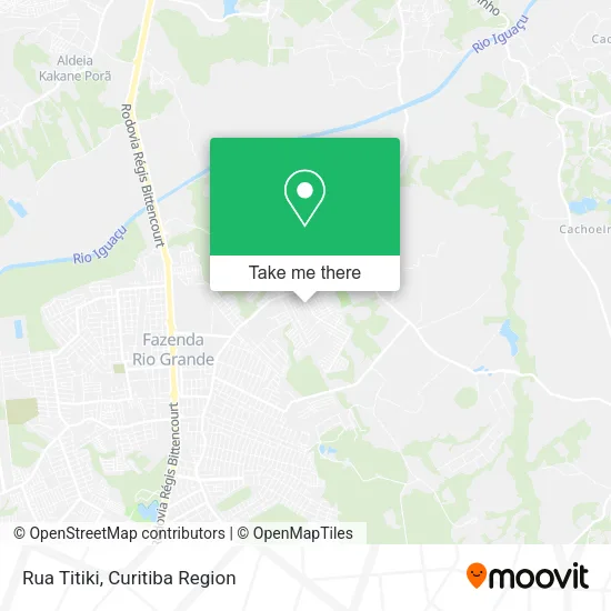 Rua Titiki map