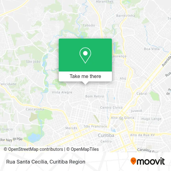 Rua Santa Cecília map