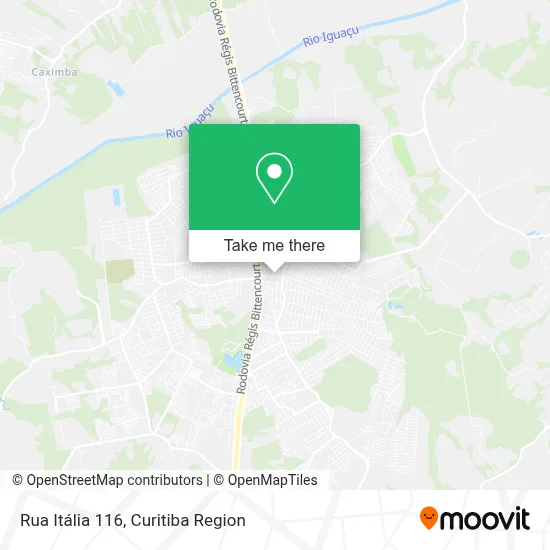 Rua Itália 116 map