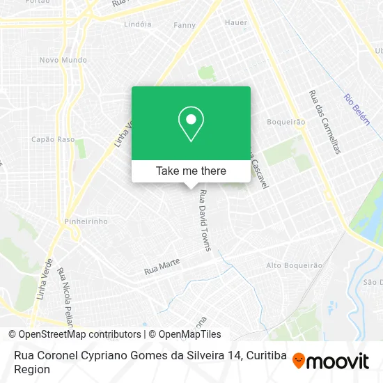 Rua Coronel Cypriano Gomes da Silveira 14 map