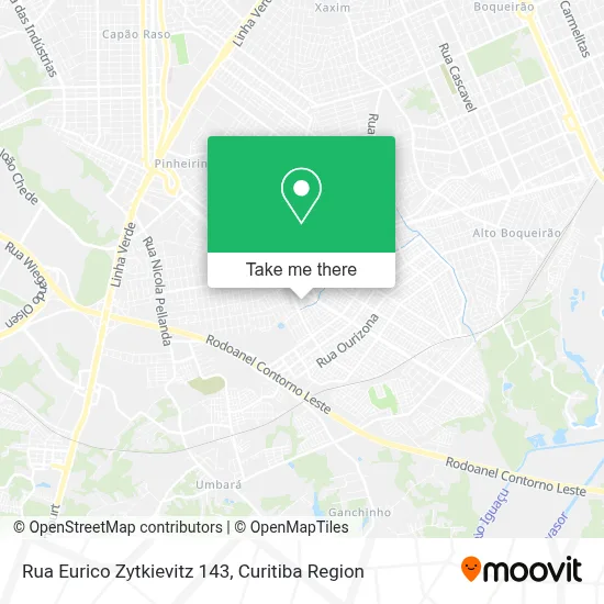 Rua Eurico Zytkievitz 143 map