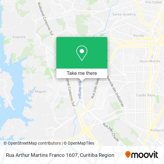 Rua Arthur Martins Franco 1607 map