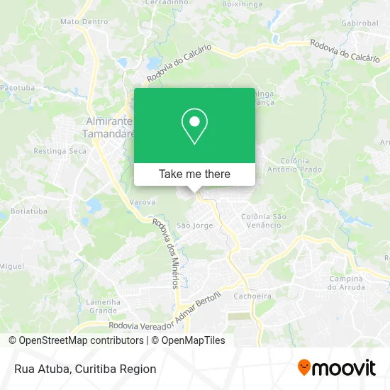 Rua Atuba map