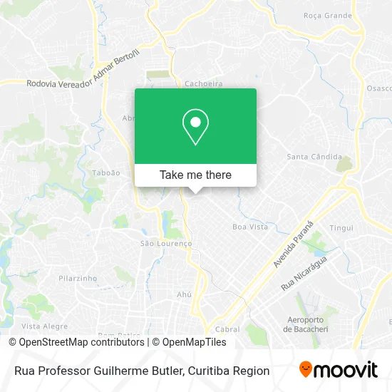 Rua Professor Guilherme Butler map