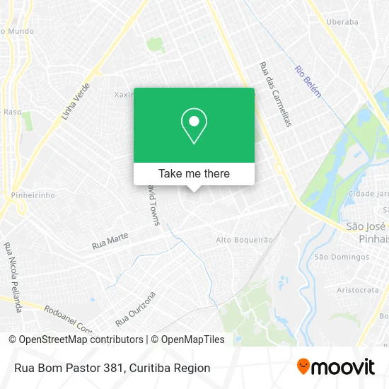 Rua Bom Pastor 381 map