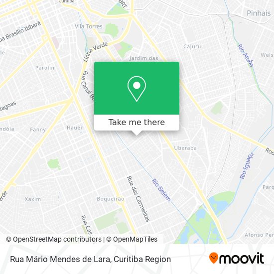 Rua Mário Mendes de Lara map