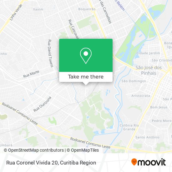 Rua Coronel Vivida 20 map