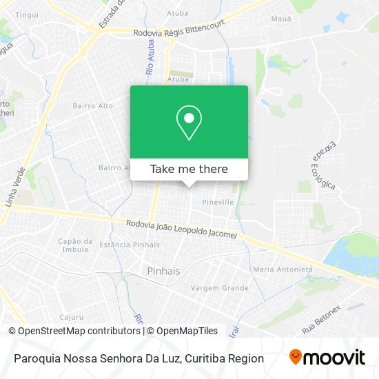 Paroquia Nossa Senhora Da Luz map