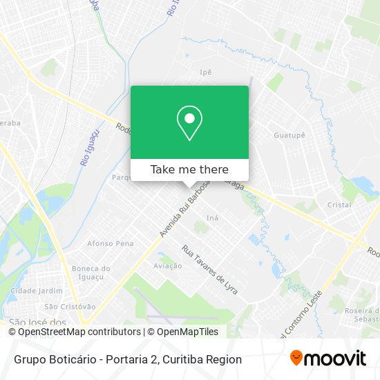 Grupo Boticário - Portaria 2 map