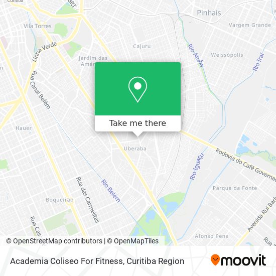 Academia Coliseo For Fitness map