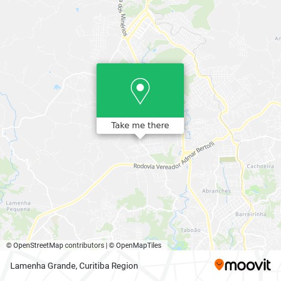 Lamenha Grande map