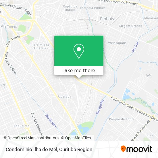 Condomínio Ilha do Mel map
