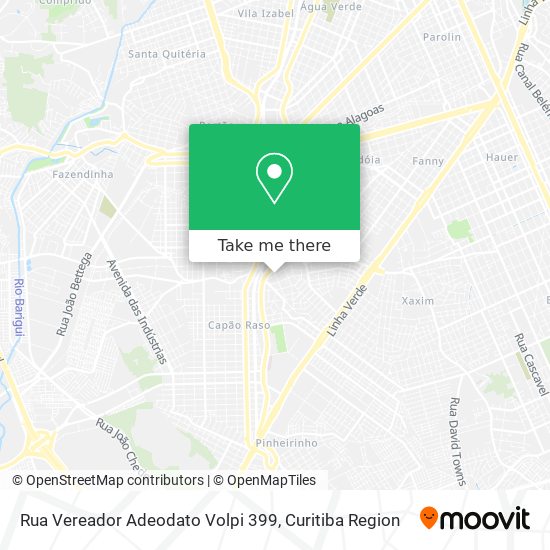 Rua Vereador Adeodato Volpi 399 map