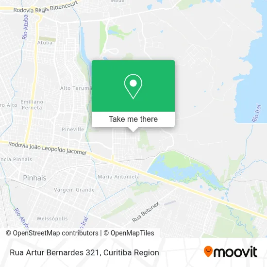 Rua Artur Bernardes 321 map